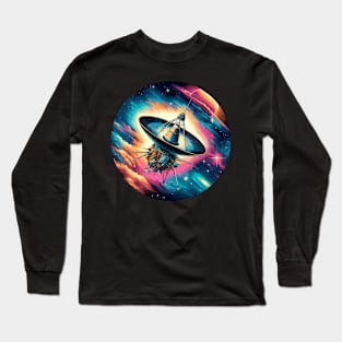 Voyage to the Stars - Voyager Spacecraft Long Sleeve T-Shirt